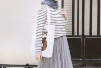 10 OOTD Hijab Rok Tutu agar Kamu Tampil Stylish